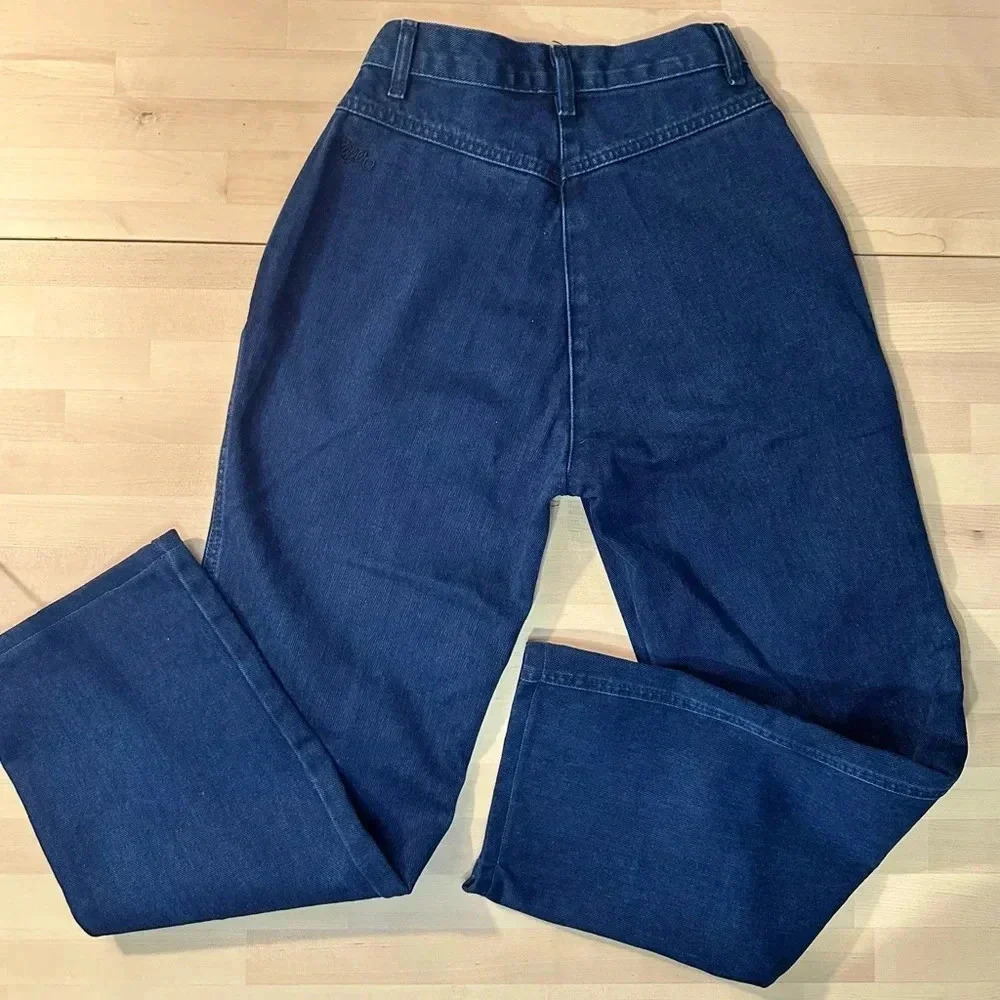Vintage Dark Blue Roper High Waisted Jeans. - Picture 7 of 12